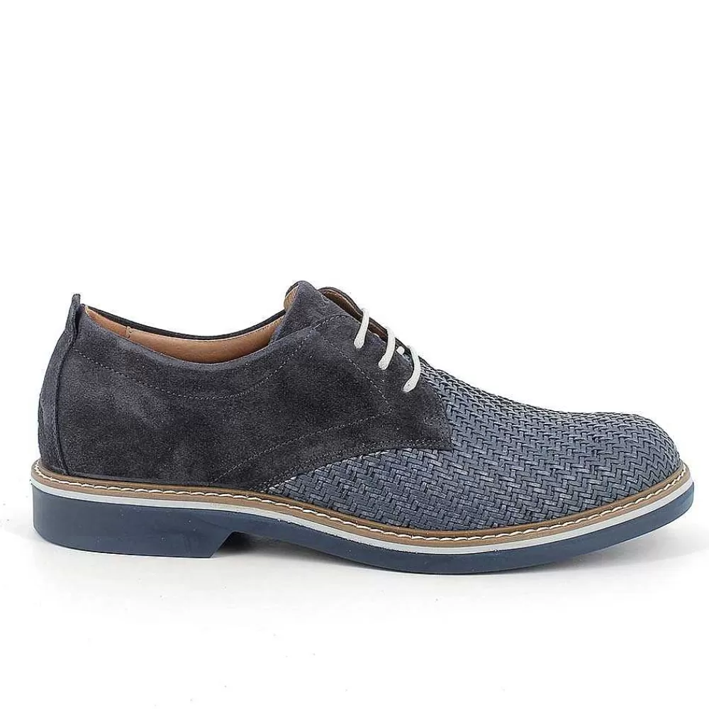 Stringate | Igi&Co Stringate Da Uomo Blu