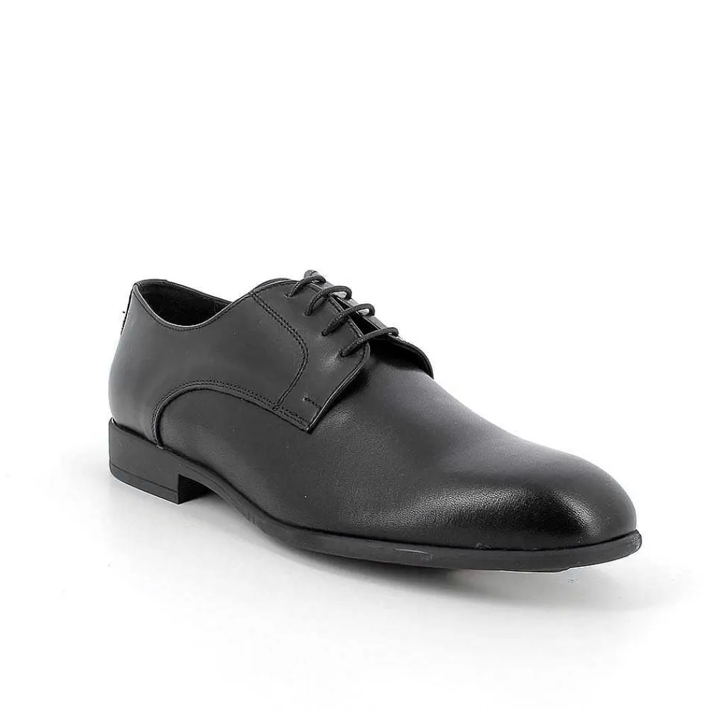 Stringate | Igi&Co Stringate In Pelle Da Uomo Nero